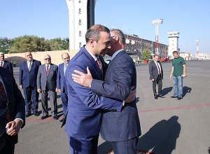 The delegation headed by N. Patrushev, the Secretary of the Security Council of the Russian Federation, arrived in Armenia