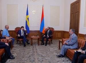 Арарат Мирзоян принял председателя Риксдага Швеции