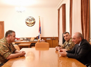 Bako Sahakyan received head of the General Staff of the Republic of Armenia