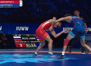 Ըմբշամարտի ԱԱ. Սլավիկ Գալստյանը պարտվեց կիսաեզրափակիչում