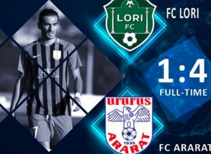 «Արարատը» հաղթեց «Լոռի ՖԱ»-ին և կրկին գլխավորեց աղյուսակը