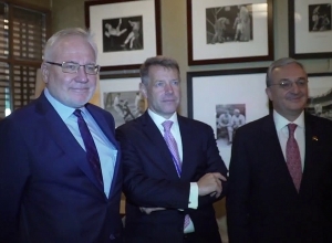 ԱԳ նախարար Մնացականյանի հանդիպումը ԵԱՀԿ Մինսկի խմբի համանախագահների հետ