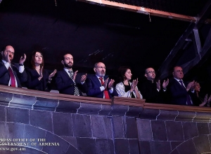 Նիկոլ Փաշինյանը և Աննա Հակոբյանը Գյումրիում ներկա են գտնվել Կոմիտասի 150-ամյակին նվիրված համերգին