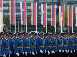 Սերբիայի պալատում տեղի է ունեցել Հայաստանի նախագահի դիմավորման պաշտոնական արարողությունը