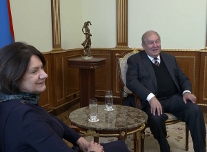 Նախագահ Սարգսյանն ընդունել է ՄԱԿ ի Գլխավոր քարտուղարի տեղակալ Ռոզմարի ԴիԿարլոյի