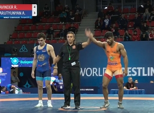 Ըմբշամարտի Մ23 ԱԱ. Արսեն Հարությունյանը կպայքարի բրոնզե մեդալի համար