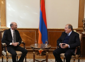 Նախագահ Արմեն Սարգսյանն ընդունել է Միջազգային ճգնաժամային խմբի ղեկավարին