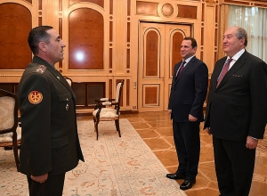 Նախագահ Սարգսյանի հրամանագրով Արմեն Հարությունյանին շնորհվել է գեներալ մայորի զինվորական կոչում
