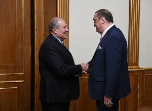 Նախագահ Արմեն Սարգսյանն ընդունել է Վրաստանի Համագործակցության հիմնադրամի նախագահին