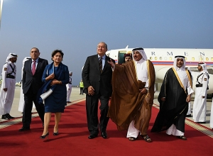 Դոհայում դիմավորեցին ՀՀ Նախագահին