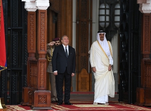 В диване эмира Катара состоялась официальная церемония встречи Армена Саркисяна