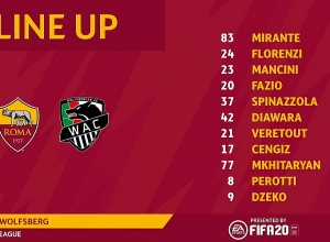 Ուղիղ. «Ռոմա» - «Վոլֆսբերգ». Հենրիխ Մխիթարյանը մեկնարկային կազմում է