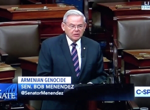 ԱՄՆ սենատոր Մենենդեսը  հուզվել է՝ Հայոց ցեղասպանության մասին խոսելիս