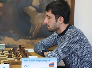 Овик Айрапетян – единоличный лидер шахматного турнира памяти Андраника Маргаряна
