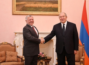 Տեղի է ունեցել Հայաստանի նախագահի և Հորդանանի թագավորի հանդիպումը