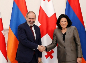 Նիկոլ Փաշինյանը հանդիպել է Վրաստանի նախագահ Սալոմե Զուրաբիշվիլիին