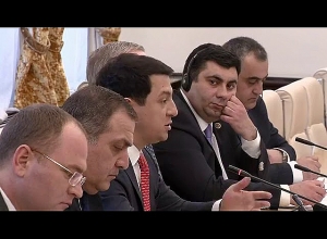 Նիկոլ Փաշինյանը հանդիպեց Վրաստանի խորհրդարանի նախագահ Արչիլ Թալակվաձեի հետ