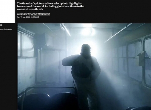 Երևանում ավտոբուսը ախտահանող տղամարդու լուսանկարը հայտնվել Է Guardian-ի լավագույն լուսանկարների ցանկում