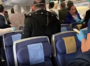 Sneezing passengers of plane flying from Saudi Arabia to Beirut beaten