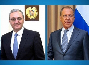 Telephone conversation takes place between Zohrab Mnatsakanyan and Sergey Lavrov