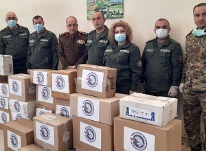 Медицинские принадлежности военному госпиталю и другим медицинским учреждениям Алеппо