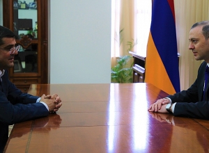 Армен Григорян принял новоизбранного президента Республики Арцах
