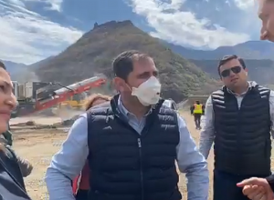 На участке дороги Санаин-Ахпат ведутся работы