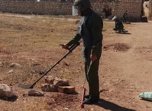 Армянские саперы в Сирии в течение мая разминировали 17 471 кв / м заминированной территории