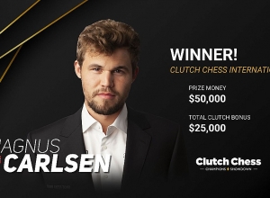 Магнус Карлсен одержал победу на турнире Clutch Chess International