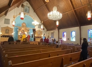 Как получают причастие в эти дни коронавируса