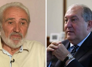 Армен Саркисян поздравил писателя, публициста Размика Давояна с 80-летием