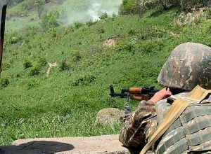Enemy continues to shell in direction of Armenian positions in morning