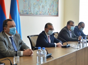 Foreign Minister Zohrab Mnatsakanyan received the Heads of the diplomatic missions accredited in Armenia