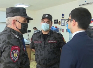 Рустам Бадасян и Вагэ Казарян посетили образовательный комплекс полиции