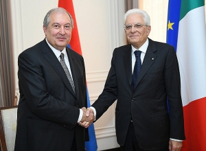 Армен Саркисян провел телефонный разговор с президентом Италии Серджо Маттареллой