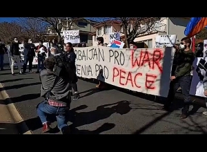 Ակցիա Ավստրալիայում ադրբեջանական ագրեսիայի դեմ