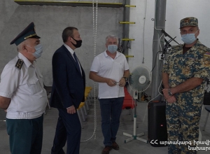 В Российско-армянском центре гуманитарного реагирования открылась учебная территория