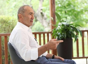 Robert Kocharyan gives interview to three Armenian TV channels