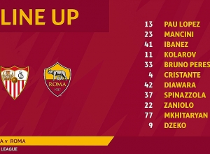 Ուղիղ. «Սևիլյա» - «Ռոմա». Հենրիխ Մխիթարյանը մեկնարկային կազմում է