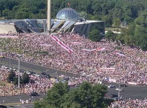 Ամենաբազմամարդ բողոքի ակցիան  Բելառուսի պատմության մեջ