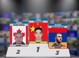 Սամվել Գասպարյանը բրոնզե մեդալ նվաճեց ծանրամարտի օնլայն մրցաշարում