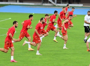 Հյուսիսային Մակեդոնիայի հավաքականը նախապատրաստվում է Հայաստանի հետ խաղին