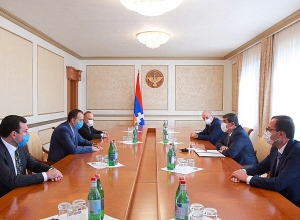 Президент Арцаха и Арсен Торосян встретились