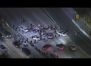 Լոս Անջելեսի հայերը փակել են Հոլիվուդի  փողոցները՝ այդ թվում  Սանսեթ բուլվարը և Հայլենդը