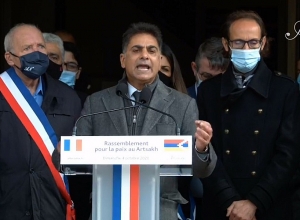 LIVE. Action in France in defense of Artsakh