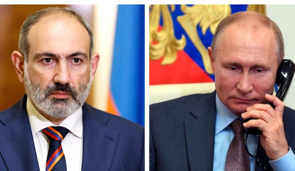 Պուտին Փաշինյան հեռախոսազրույց