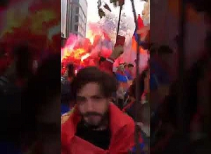 Armenians' protest action in Amsterdam