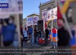 Իտալիայի Միլան քաղաքում հայկական համայնքը բազմամարդ ցույց և դրամահավաք է կազմակերպել