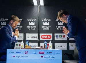 Լևոն Արոնյանը հաղթեց աշխարհի չեմպիոն Մագնուս Կառլսենին և գրավեց 3-րդ տեղը