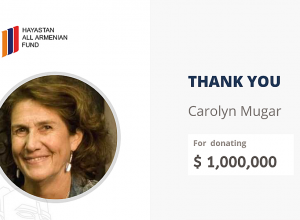«Հայաստան ծառատունկ ծրագրի» հիմնադիրը 1 միլիոն դոլար է նվիրաբերել համահայկական հիմնադրամին